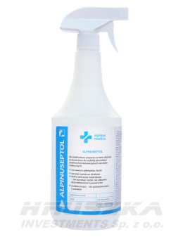 Alpinuseptol preparat do szybkiej dezynfekcji powierzchni opak. 1 litr ze spryskiwaczem