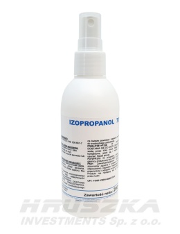 Izopropanol medyczny 70% opak. 200ml butelka z atomizerem